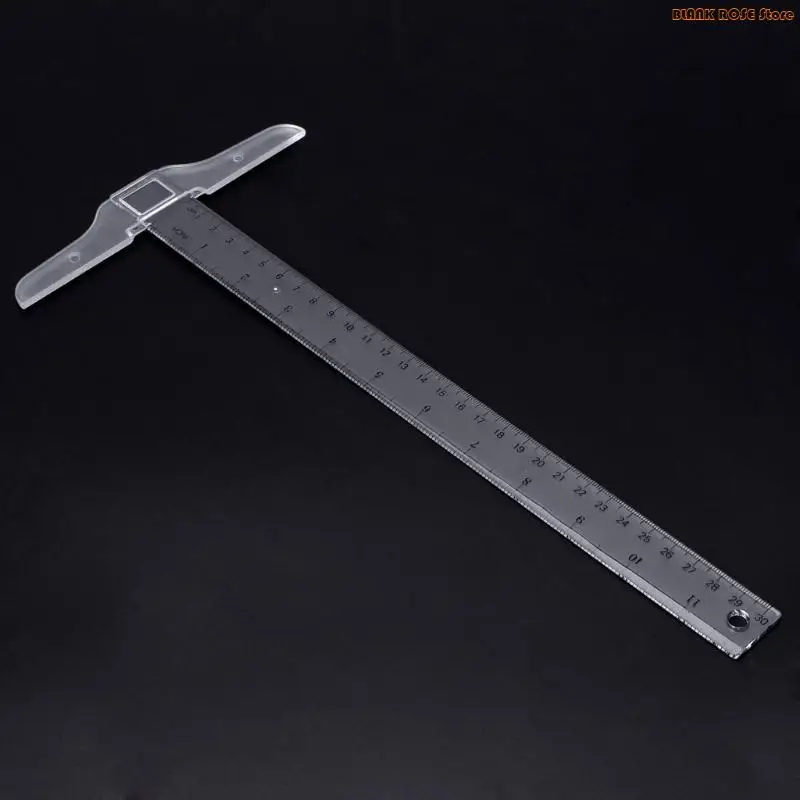 K1AE High-precision T Type Square Ruler Woodworking Aluminum Alloy Scriber Measuring