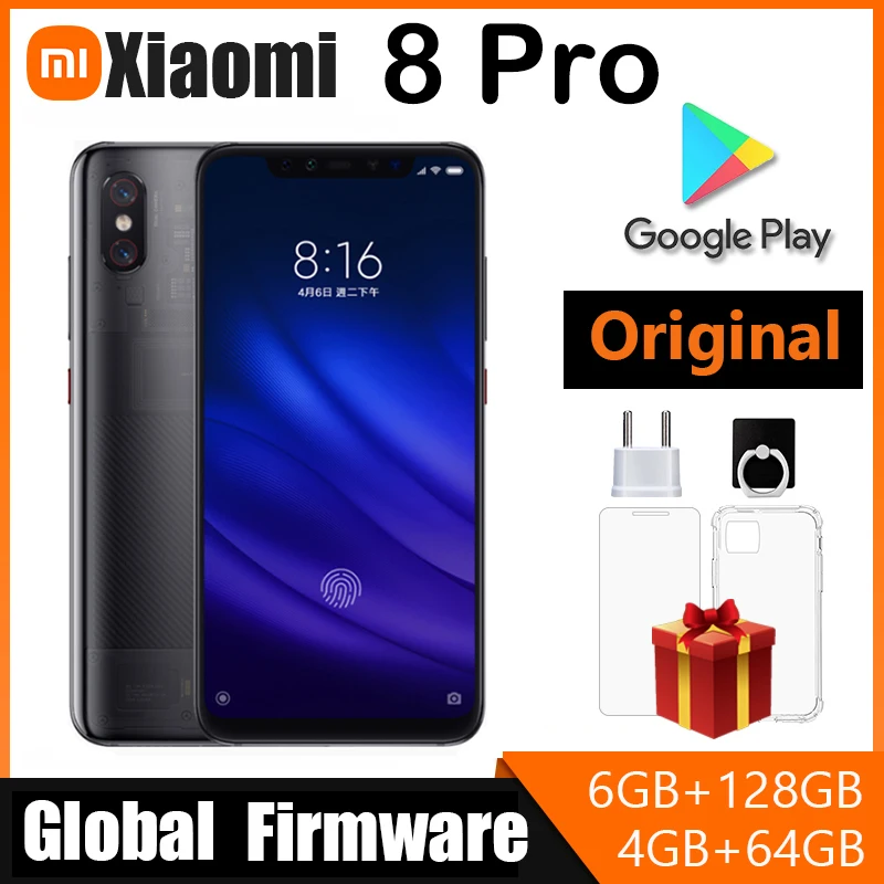 Xiaomi-celular Android Pro Celular Usado Snapdragon 845 Carregamento de Impressão Digital 18w 1080×2248
