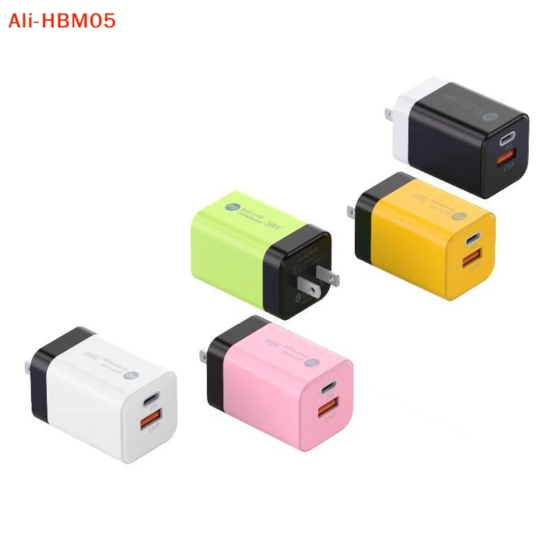 (HB05)20W US Fast Wall Charger Dual PD USB Ports High Speed Charging For Smartphones Tablets Home Office Travel Use - view 4