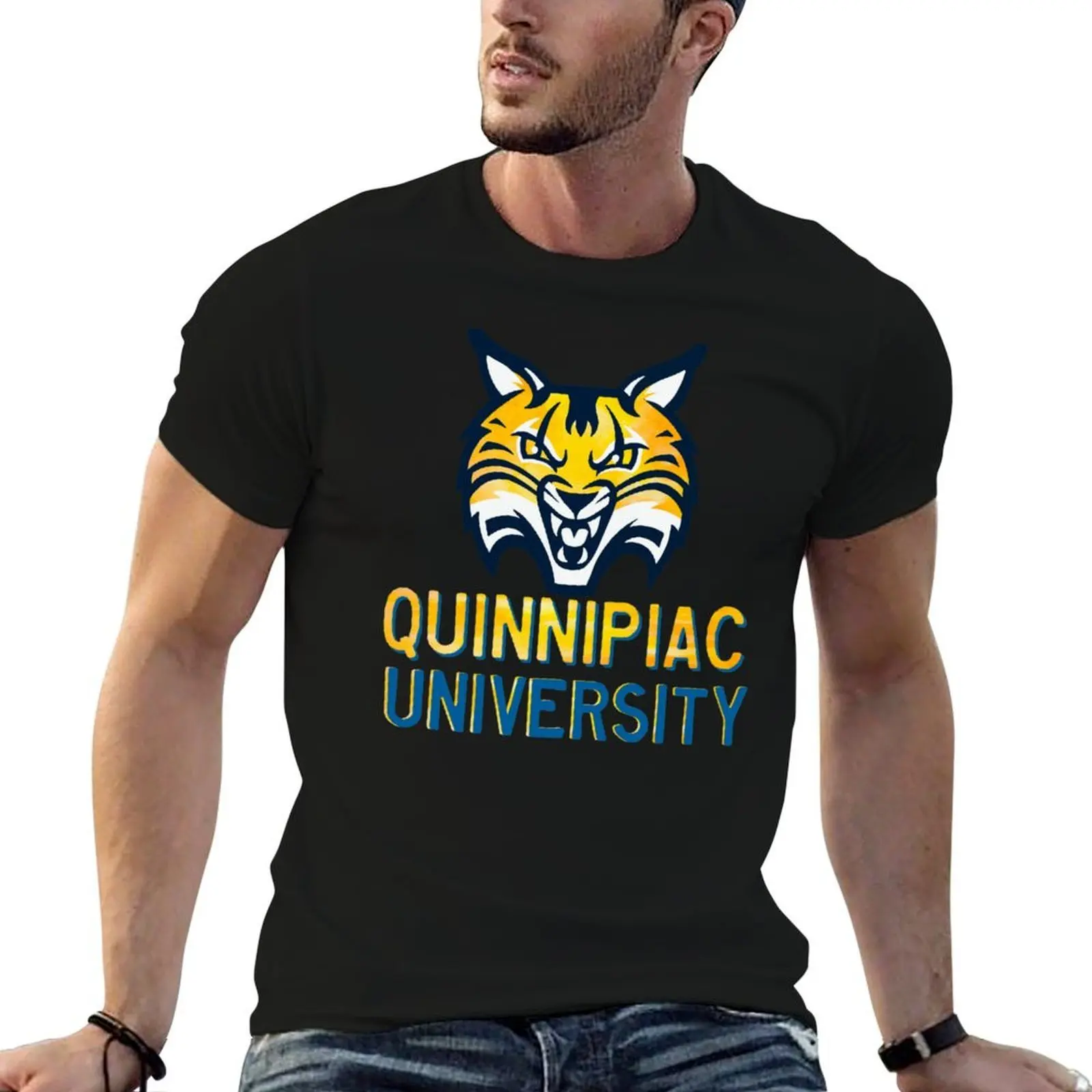 

Quinnipiac University (1) T-Shirt t shirt for man man t shirts high quality luxury brand T-Shirt