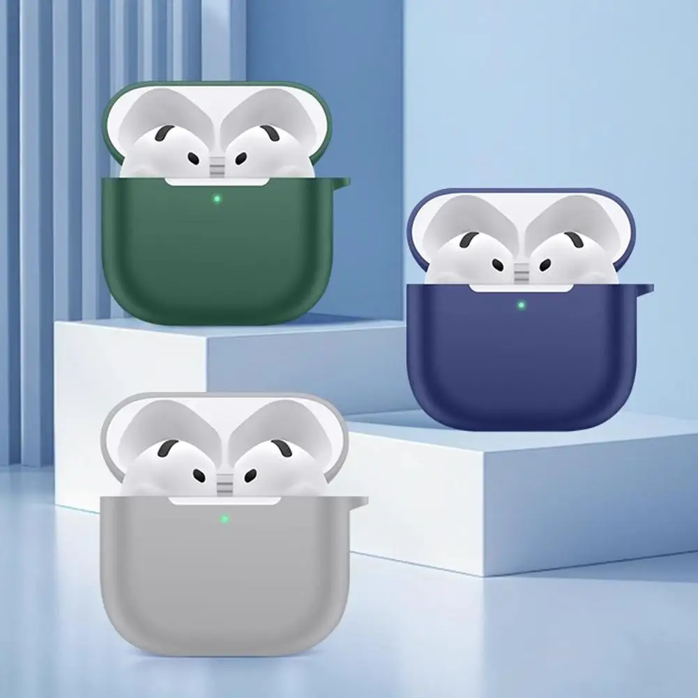 Étuis pour écouteurs en silicone pour Airpods, étui pour écouteurs, étui de protection pour Apple Airpods Pro 4, housses Airpods