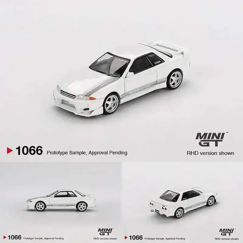 

PreSale MINIGT 1066 1:64 Nissan Skyline GTR R32 VeilSide Combat C-I White Diecast Car Model Collection Toys