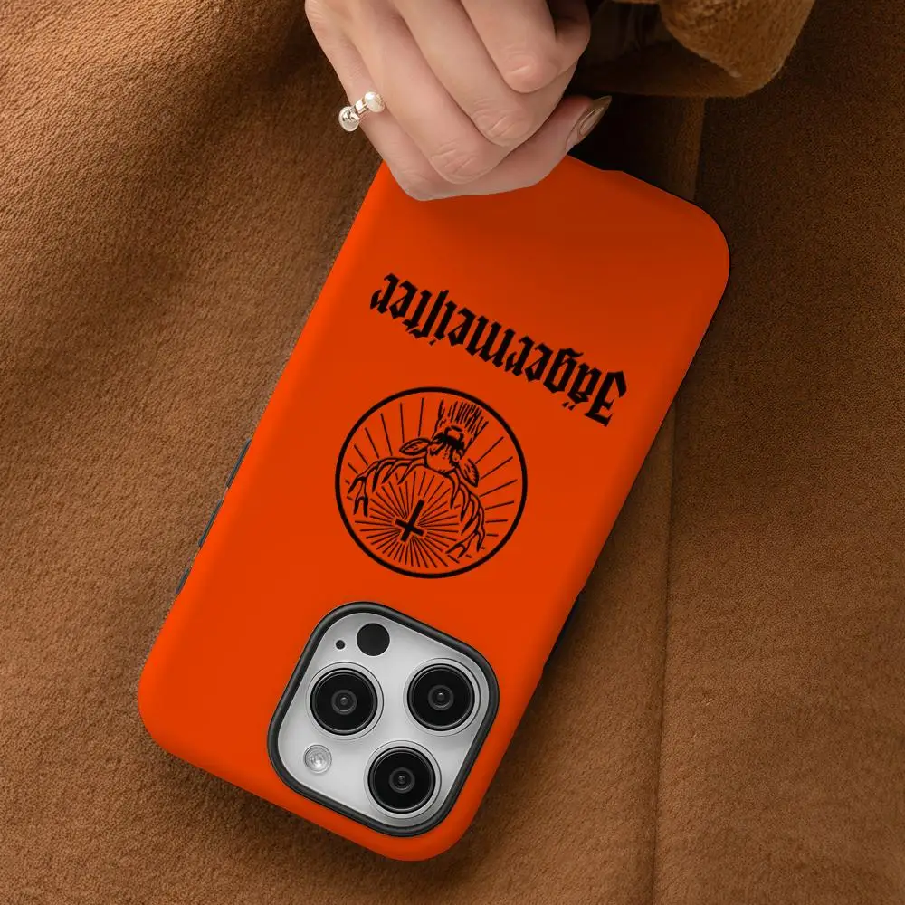 J-Jagermeisters Design Phone Case For iPhone 17 16 15 14 13 12 Pro Max Plus Glossy HD Double-Layer Liquid Back Film Hard Shell view 2
