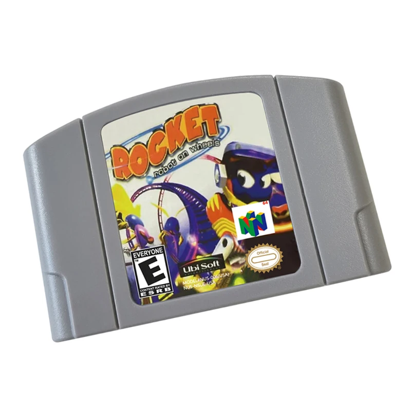 N64 games Cartridge-Rocket Robot On WheelsNTSC Version Retro Games reconstructed