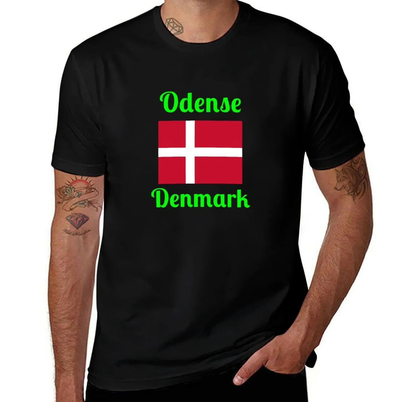 

Odense Denmark - Stylish Prints, T-Shirt custom t shirt anime stuff plus size clothes mens graphic t-shirts hip hop