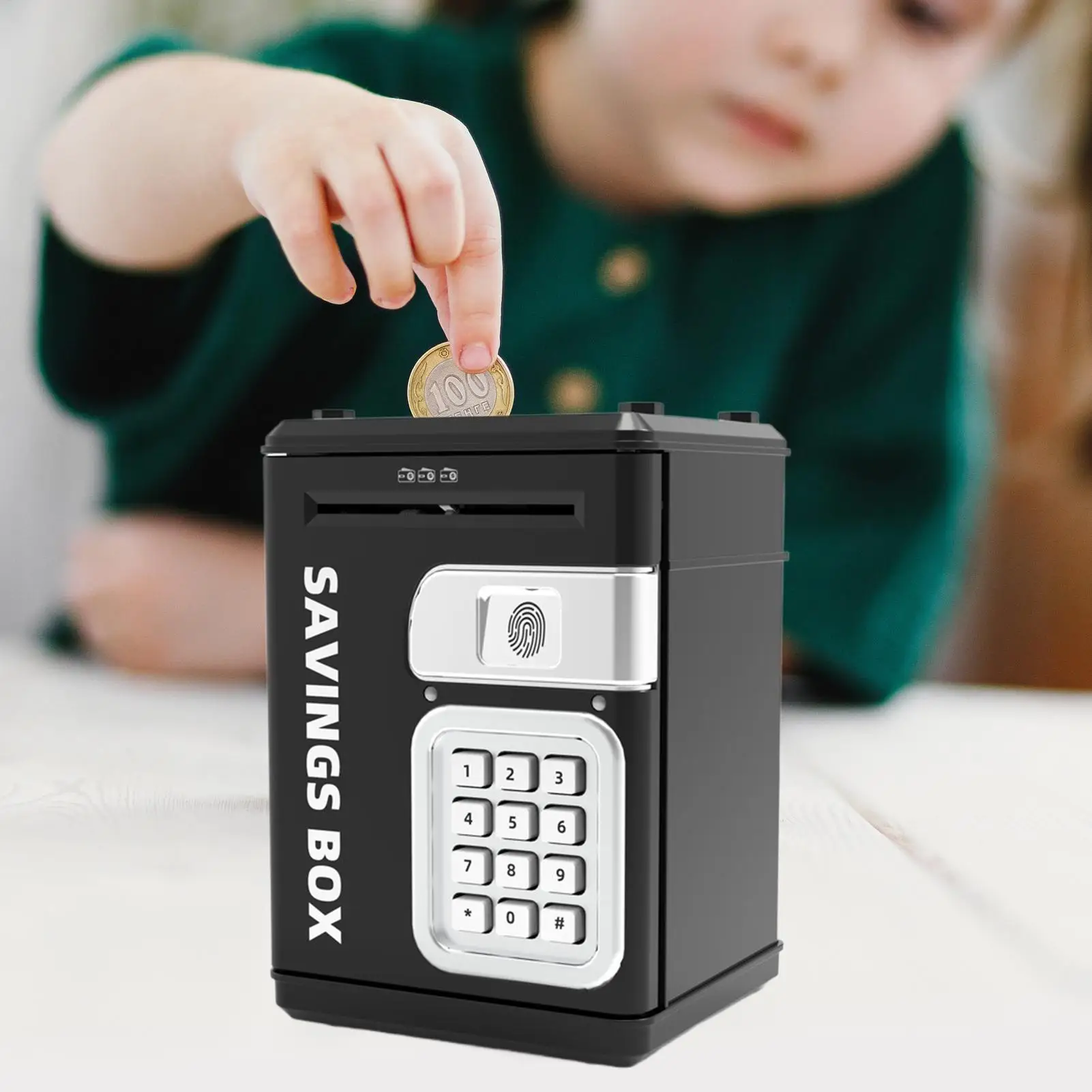子供用貯金箱、電子式キャッシュボックス、パスワード付き貯金おもちゃ、青少年・大人向けごっこ遊び、金融教育、大学向け