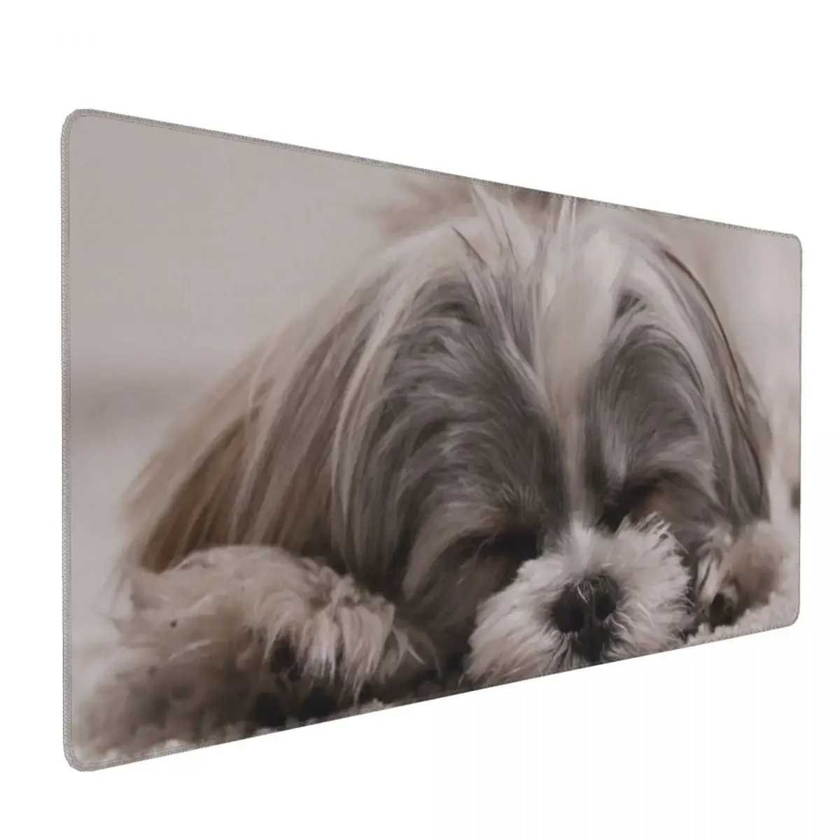 Shih Tzu Sleeping Large Mouse Pad Computer Keyboard Mouse Mat Gaming PC Laptop Desk Mat Office Accessories Table Mats