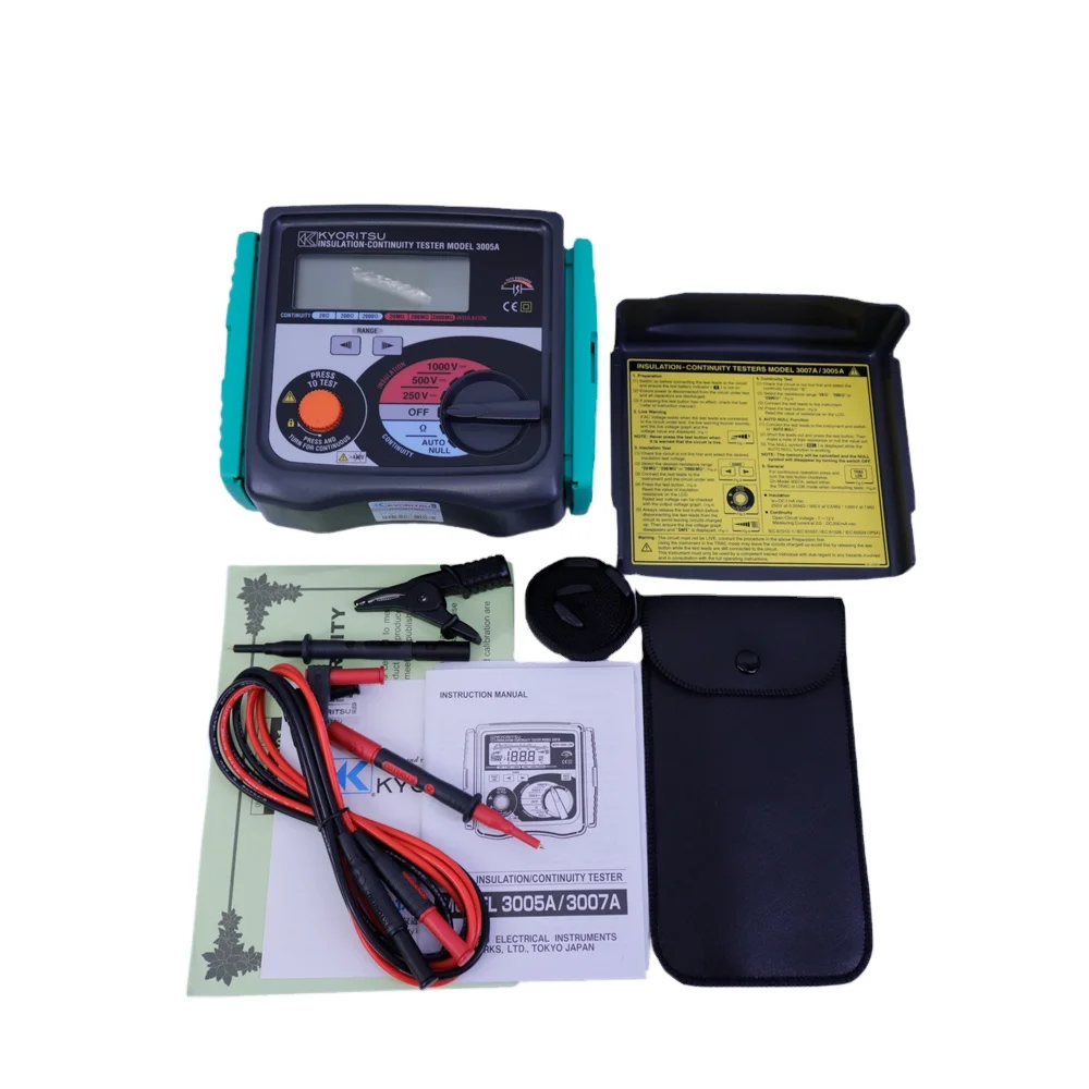 

Kyoritsu 3005A Digital Insulation Continuity Testers Test Voltage 250V/500V/1000V KEW3005A Kyoritsu3005A