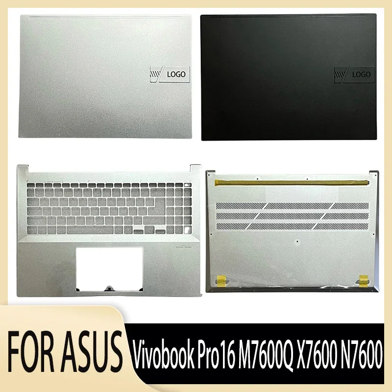 

New For ASUS Vivobook Pro16 M7600Q X7600 N7600 LCD Back Cover Top Case Keyboard Bezel Palmrest Upper Bottom shell