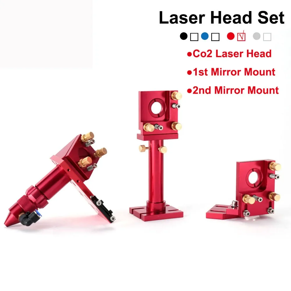 HAOJIAYI CO2 Laser Head Focus Lens 20mm Reflective Mirror 25mm Integrative Mount Laser Engraving and Cutting Machine