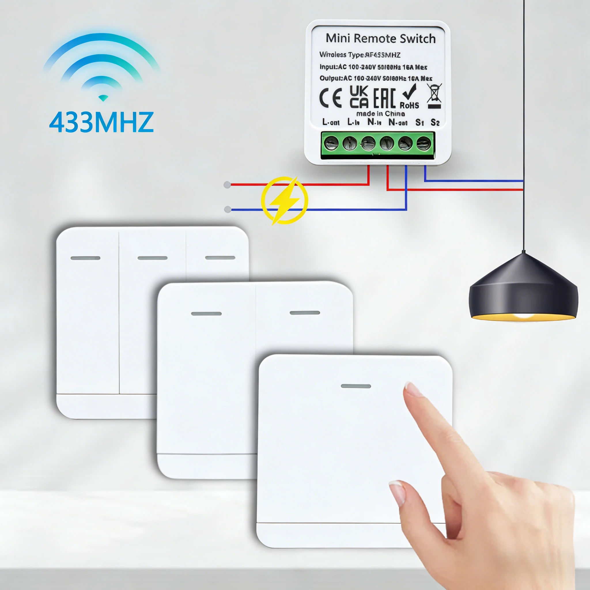 Home Automation Panel Diy - Modul Relay Kontrol Jarak Jauh Panel