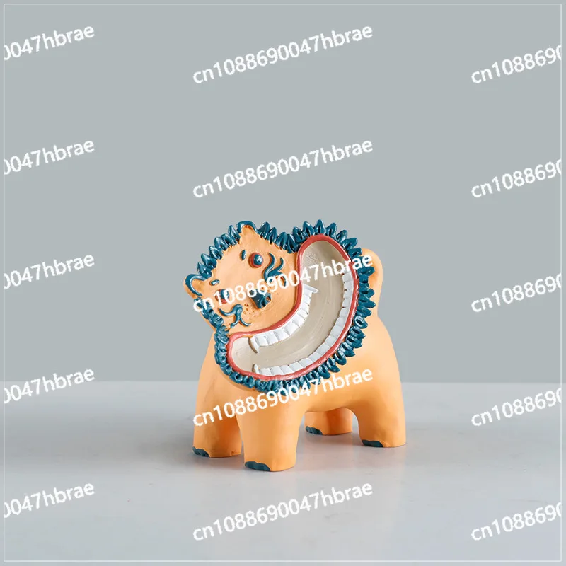 

Simple Modern Creative Abstract Lion Animal Resin Ornament Model House Sales Office Desktop Bookshelf Soft Decoration