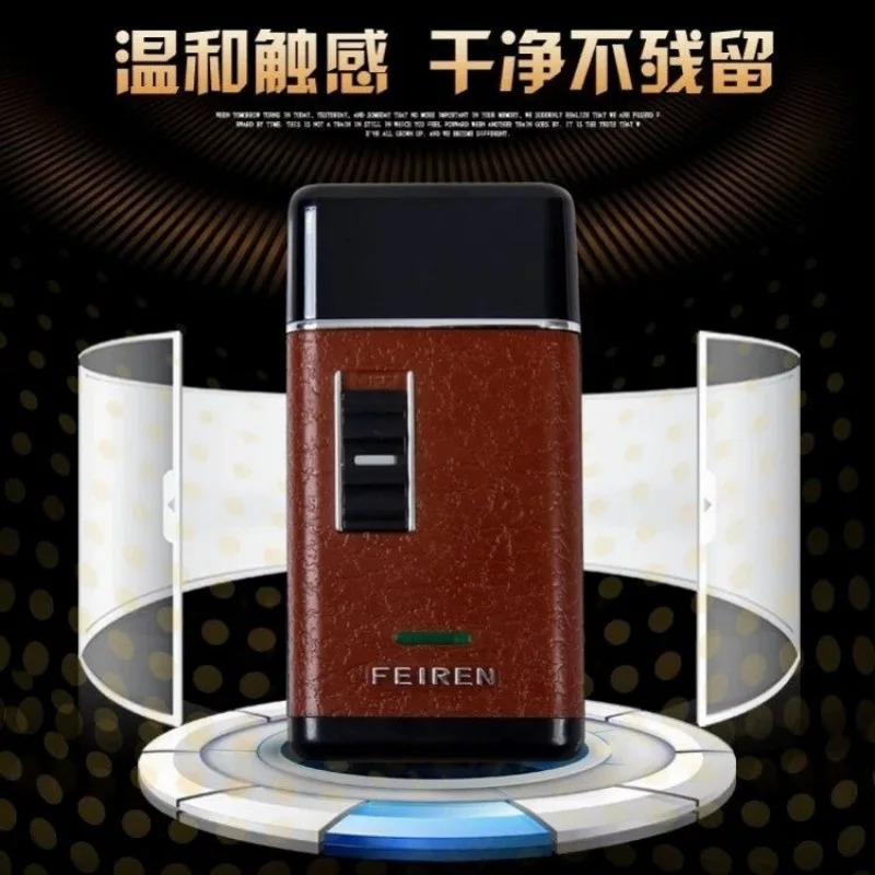 ماكينة حلاقة كهربائية مع مفتاح دفع وترددي لشحن برأس واحد #4