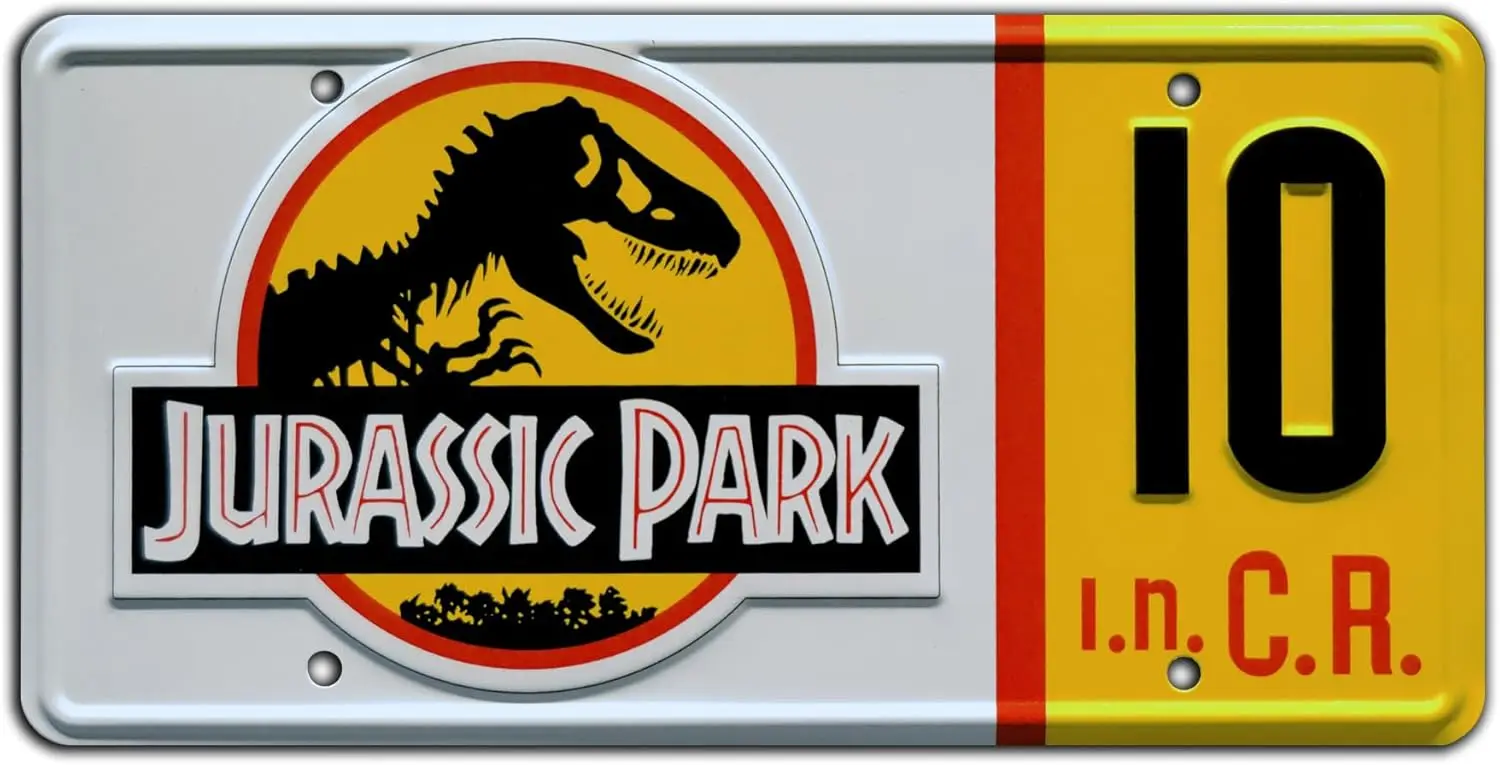 Jurassic Trilogy | # 10 | Metal Aluminum sign License Plate