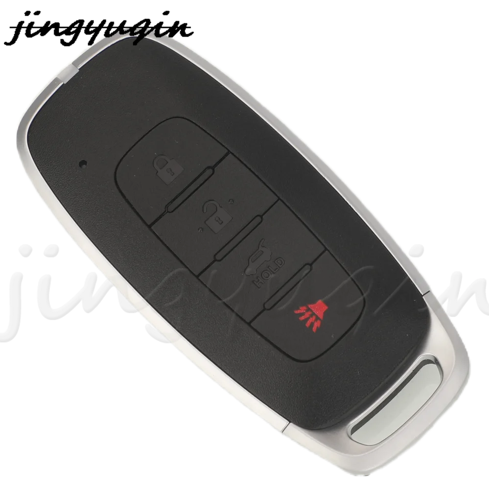 Jingyuqin S180146116 KR5TXPZ1 مفتاح السيارة الذكي عن بعد 433 ميجا هرتز 4A لنيسان فيرسا 2023 2024 السيارات 4BT الذكية بدون مفتاح فوب 285E3-6LY1A #4