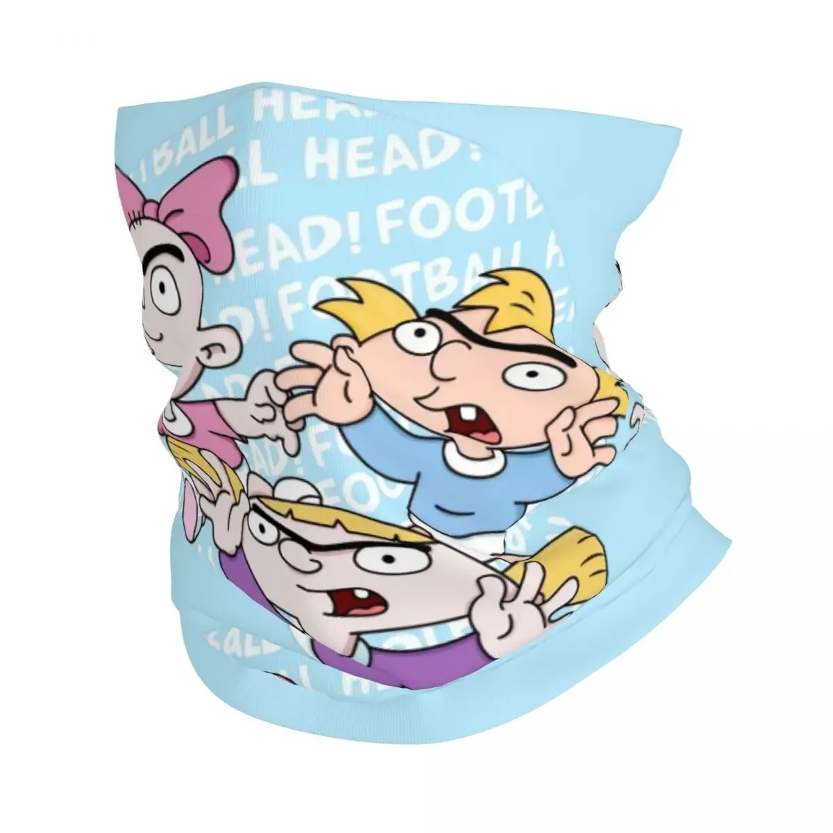 Shortaki's Baby Wrap syal Merch Neck Gaiter Hey Arnold! Bandana pembungkus pergelangan tangan untuk pria wanita, tali rambut olahraga luar ruangan multiguna