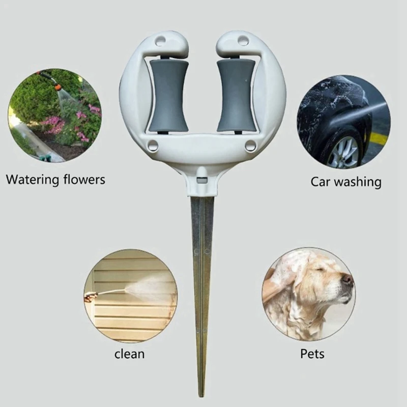 Clou de guidage pour tuyau d'arrosage, outil d'irrigation de jardin, rouleau lisse, tête pointue, positionnement de conduite d'eau, maintien, cour extérieure