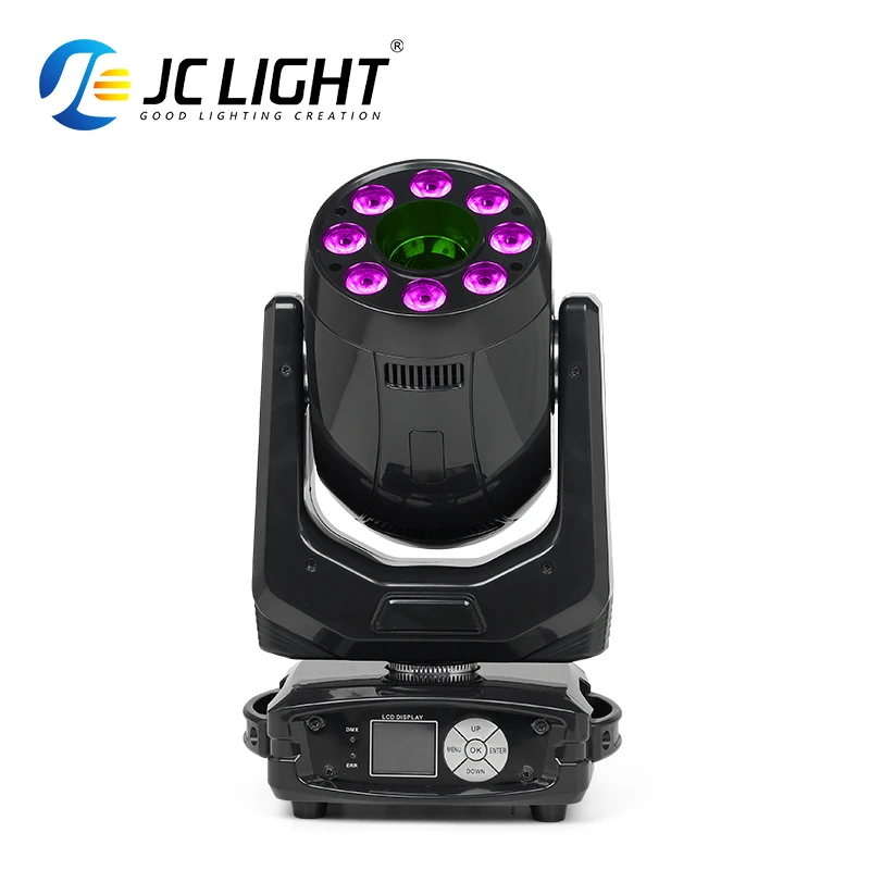 JC 라이트 미니 200W LED 스팟 이동 헤드 라이트, RGB 워시 DMX 제어 무대 조명, 200W 스팟 이동 헤드 라이트, 2023 신상