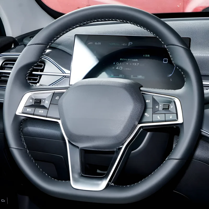 

For BYD Destroyer 05 22-25 Hand-stitched Car Steering Breathable; wear-resistant; skid-proof full coverage modification desig