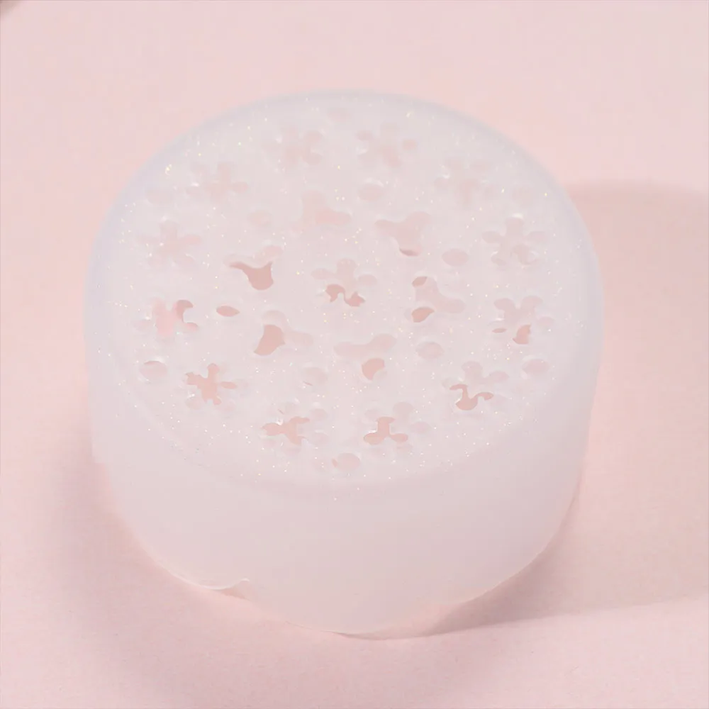 2Pcs Waterproof Silicone Blossom Grid Flexible Reusable Silicone Flower Arrangement Semi Transparent Stretchable
