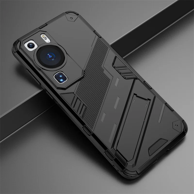 For Huawei P60 Pro Case Anti Shock Kickstand Magnetic Holder Armor Phone Cases For Huawei P 60 P60 Art P60Pro Hard PC Back Cover