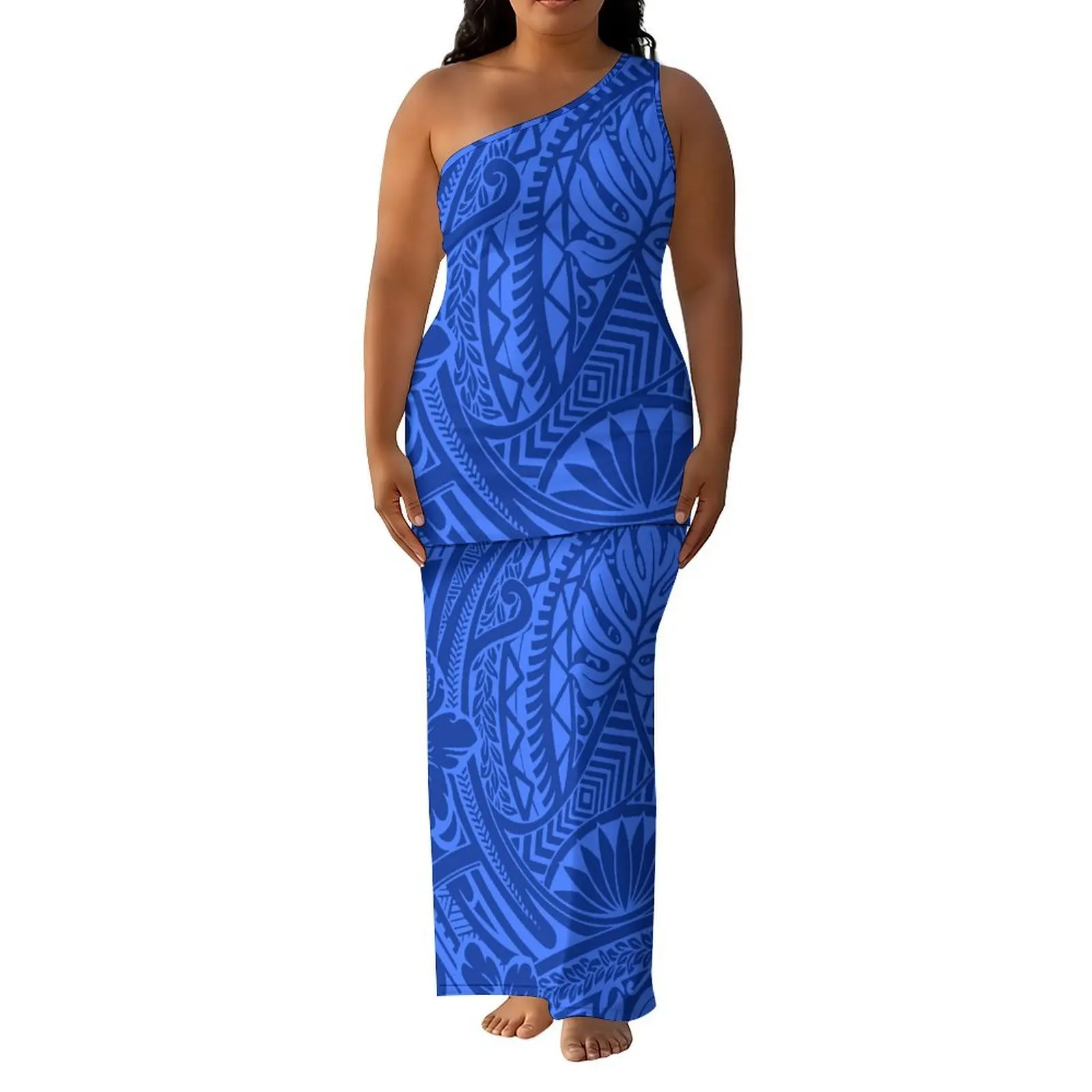 Puletasi Lady's Dress Fashionable And High-Quality Suitable For Spring And Summer Gatherings Sleeveless Polynesian Style
