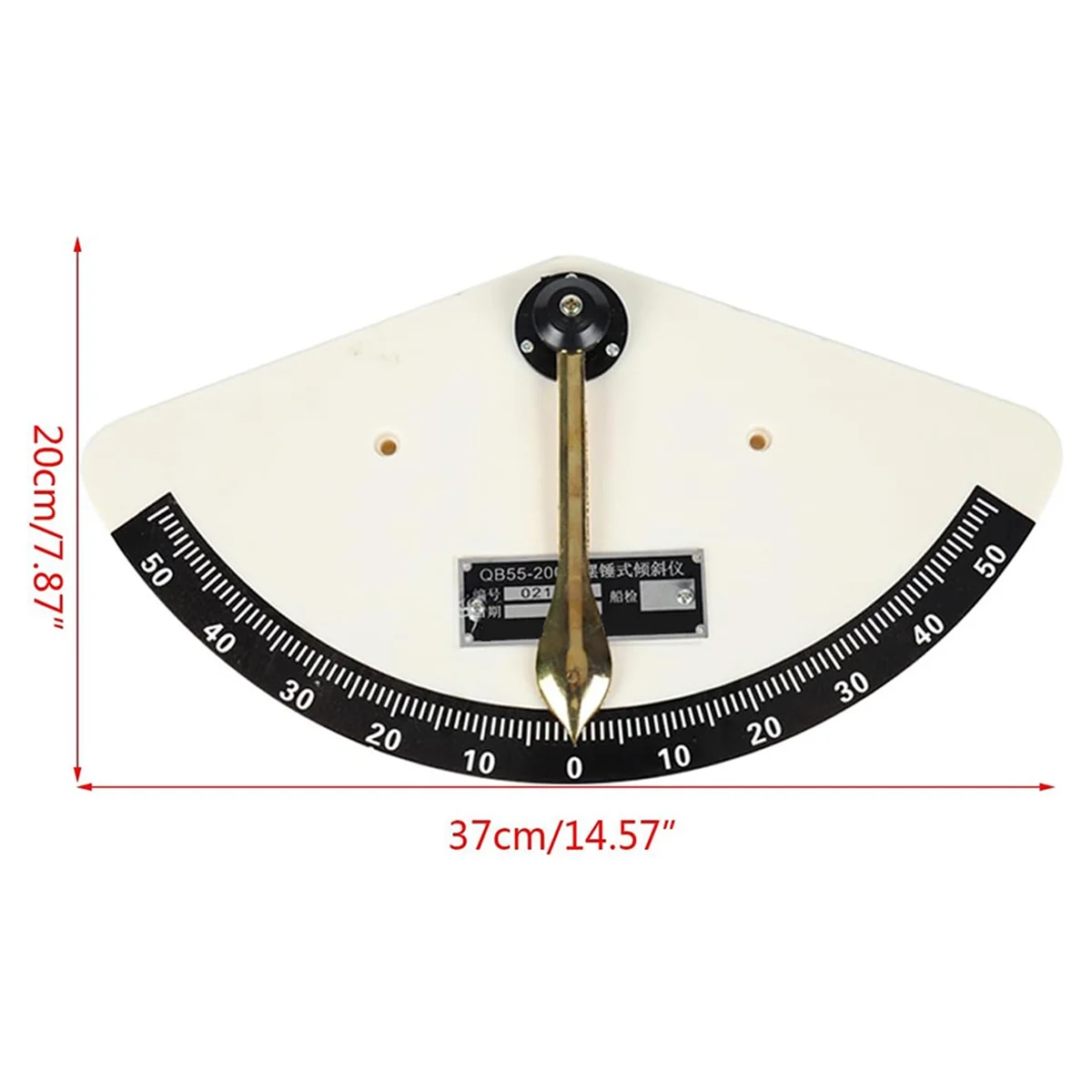 N37R_55 องศา ลูกตุ้มสวิงเอียงพร้อมเครื่องชั่งที่แม่นยํา เครื่องวัดความเอียงของเรือ