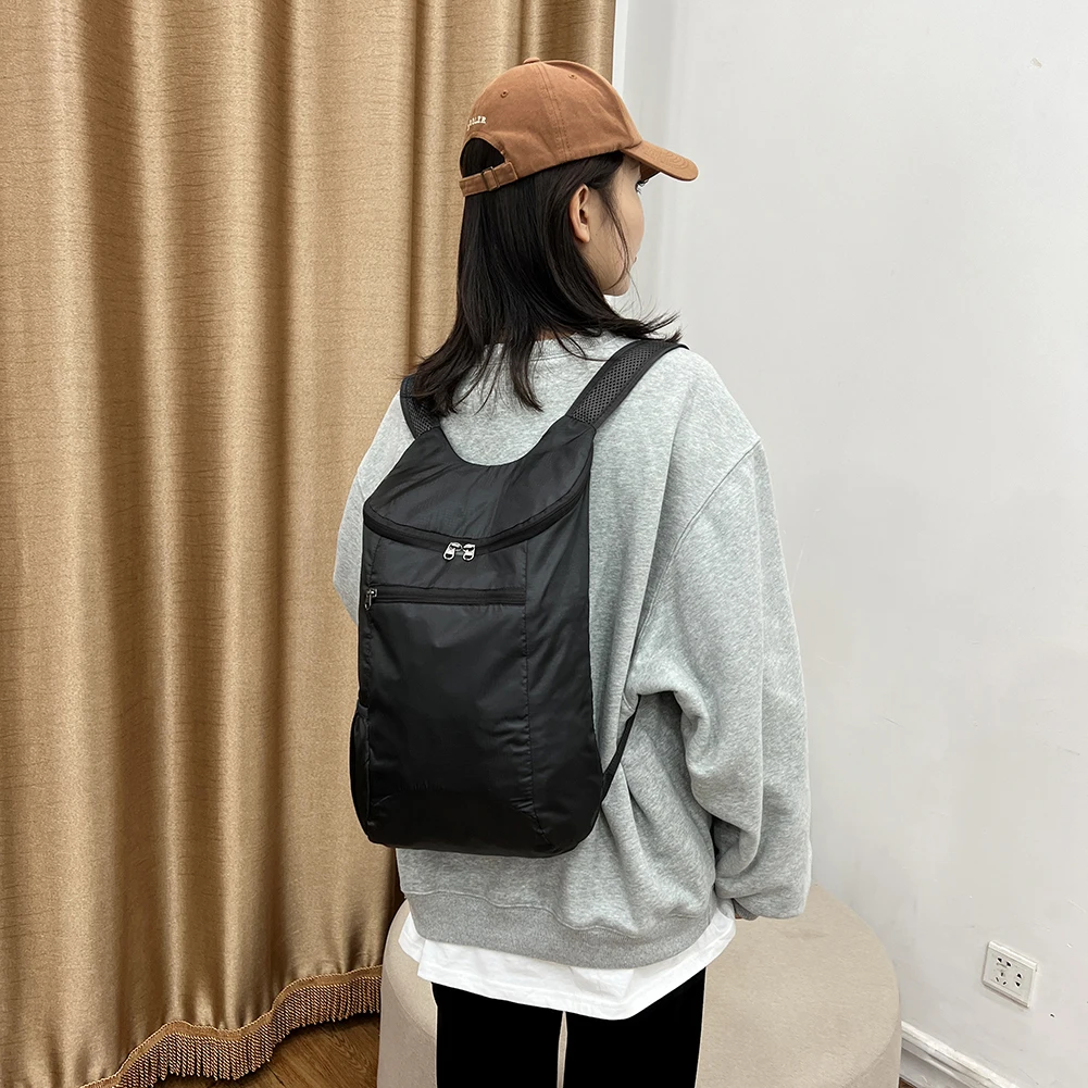 حقيبة ظهر رياضية خفيفة الوزن قابلة للطي ، حقيبة ظهر محمولة مقاومة للماء ، حقيبة سفر للتخييم في الهواء الطلق ، نزهات ، 20 لتر