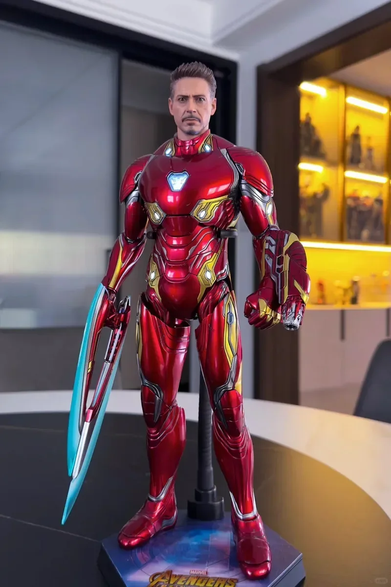 In Stock Hottoys Marvel Avengers 1/6mk50 Iron Man Suit Alloy Action Figure Model Toys Gifts