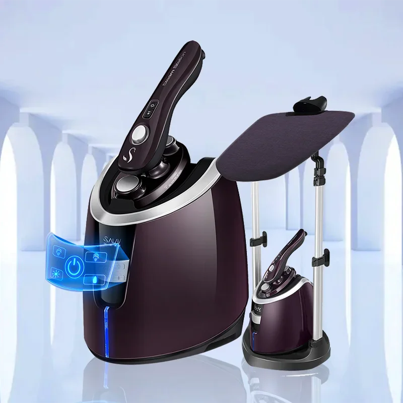 Salav Dual Press Electric Garment Steamer Standing Steam Ironing Machine Multi-Function Ironing Steamer For Clothing And Fabric