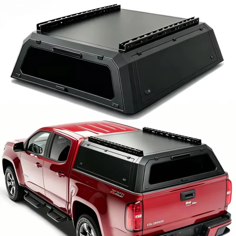 For Chevrolet Colorado Chevy 4x4 Pickup Bed Smart Cap Aluminum Hardtop Camper Shell Topper Truck Canopy 2023-2026 3rd Gen