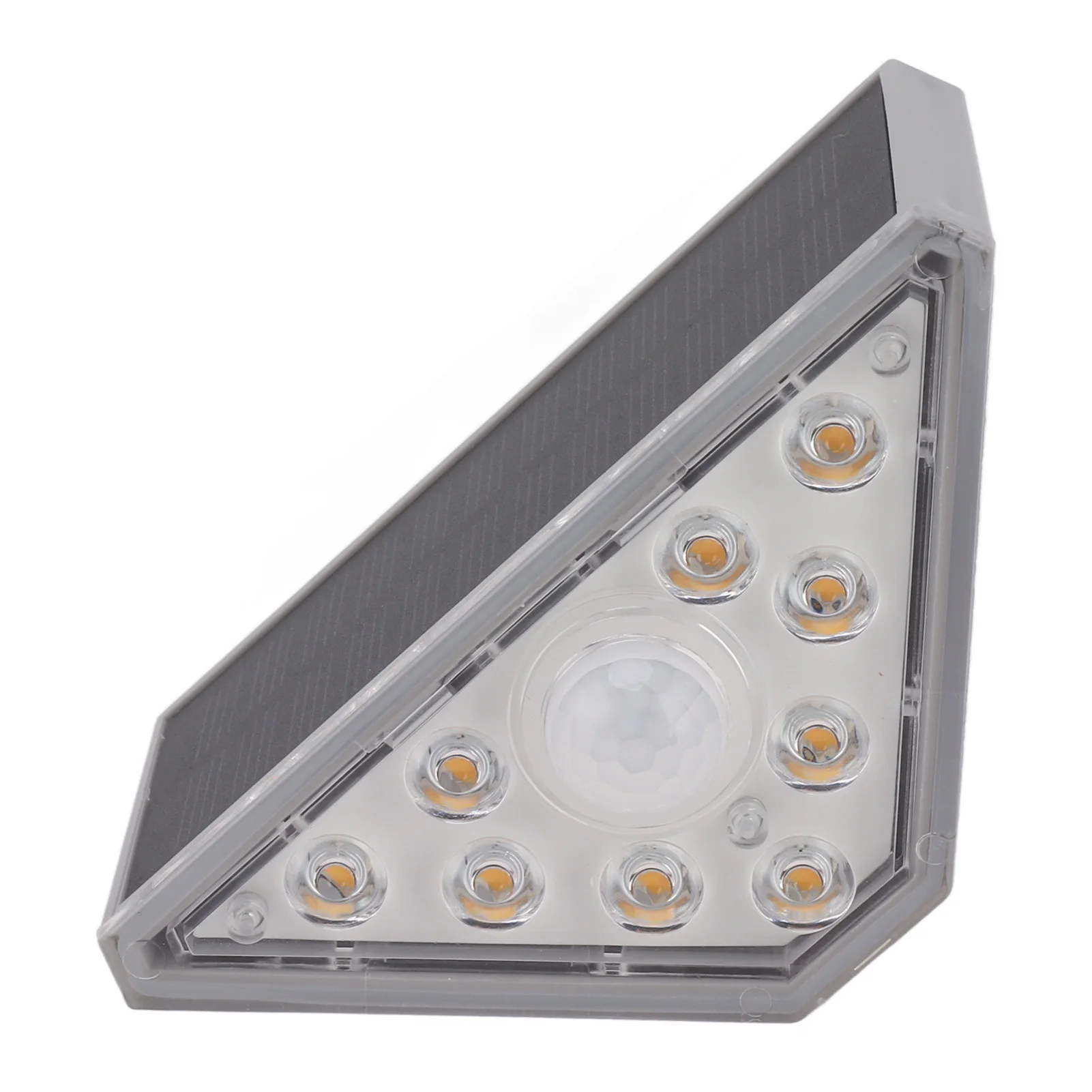 

2 Set Solar Stair Lights 9 LEDs IP68 Waterproof Inductive Solar Step Lights for Yard Patio Garden Walkways Deck