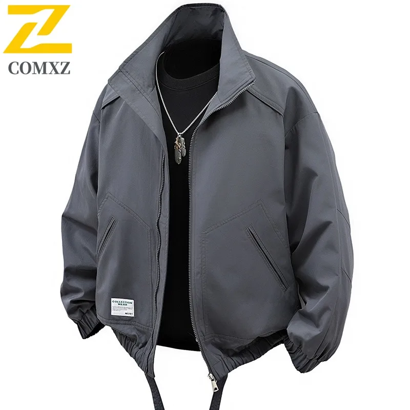 

COMXZ 2025 3D оригинальная Copyright Factory Main Push осень новая высококачественная студенческая рубашка с длинными рукавами куртка молодежное свободное пальто