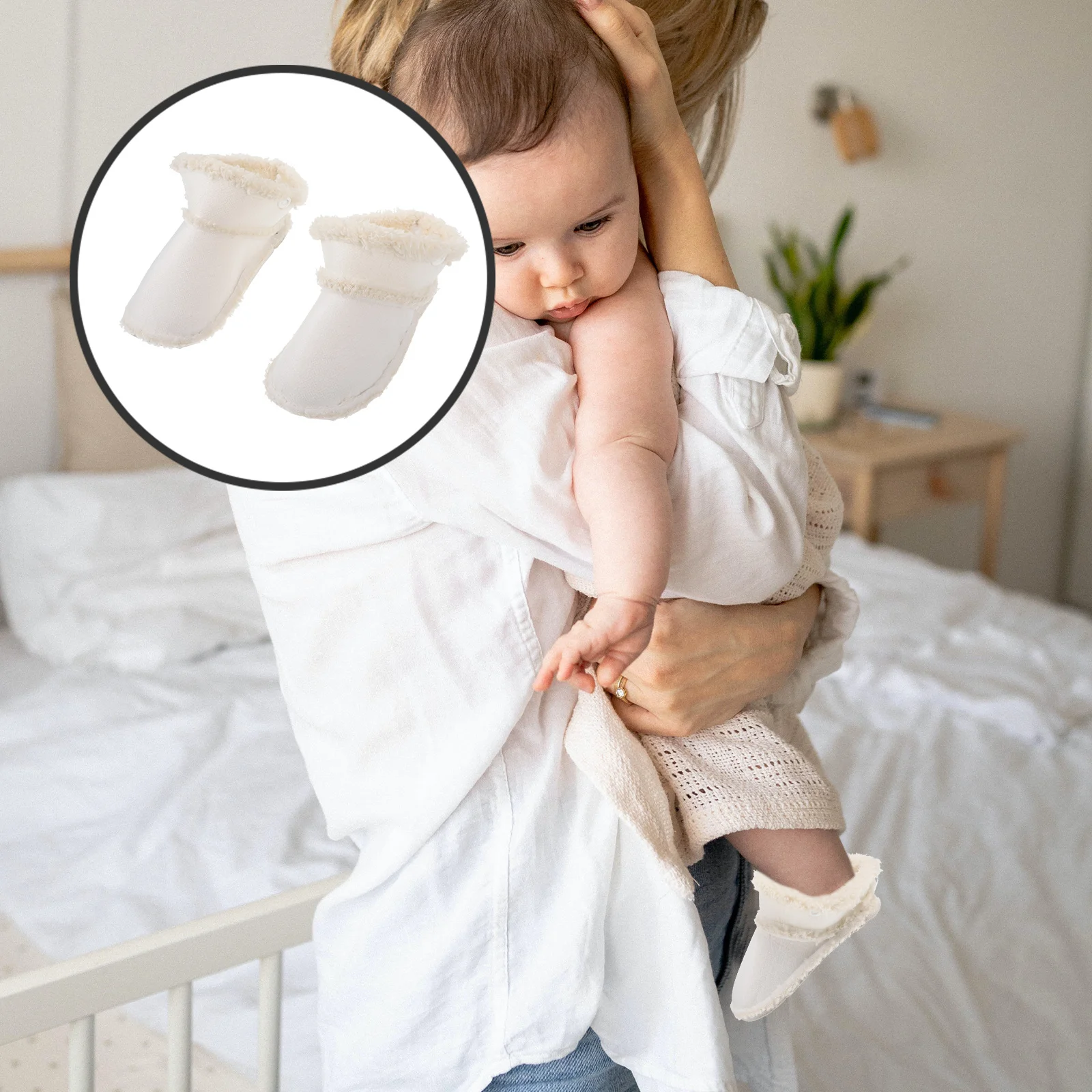 

1pcs 1 Pair Kids Winter Shoe Inserts Detachable Warm Lining For Hole Shoes Anti-Slip Comfortable Easy Clean Shoe Liners For Kids