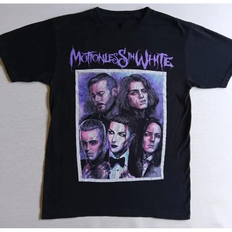 Motionless In White Music Concert Black T Shirt Cotton S 5XL