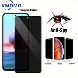 Xiaomi Redmi Note 13 Pro 5G 12 4G + 12s 11 11s 10 10s 9 9s 8 7 Plus 개인 화면 보호기 용 스파이 방지 개인 정보 보호 강화 유리