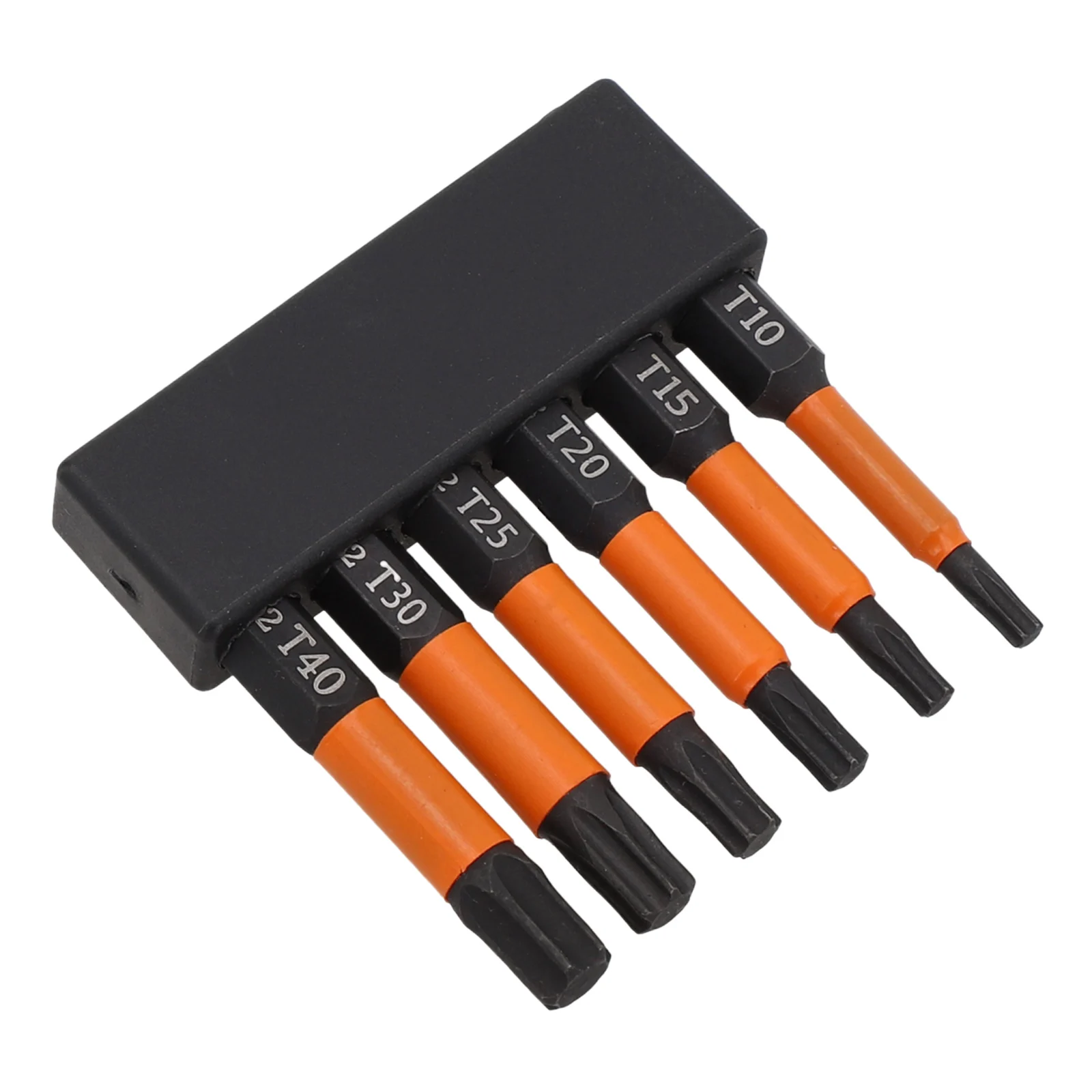 Features Package Content Magnetic Shank Magnetic Alloy Steel 1/4 Shank Screwdriver Bit T T T15 High Hardness T Orange