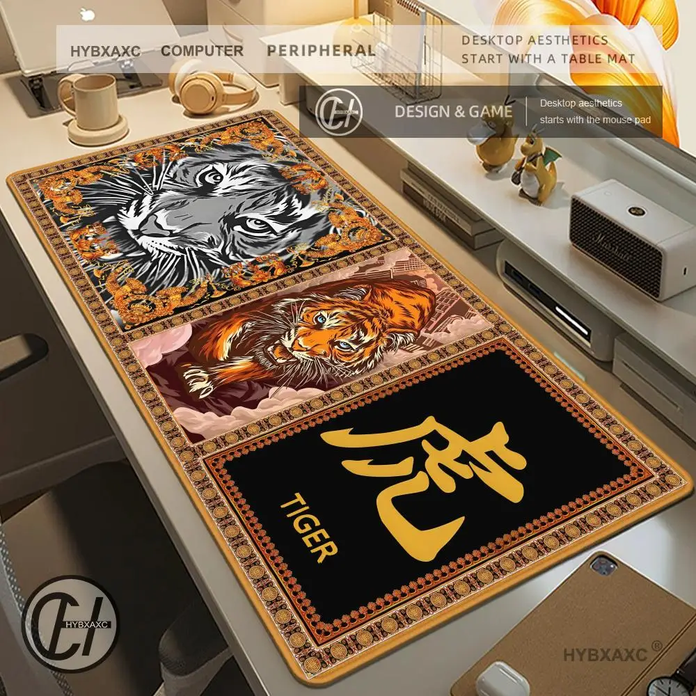 

Official authentic Chinese zodiac Tige Mouse Pad HD Desk Pad Extended Gaming Keyboard Mats Large 100x50cm XXL Gamer Mousepad