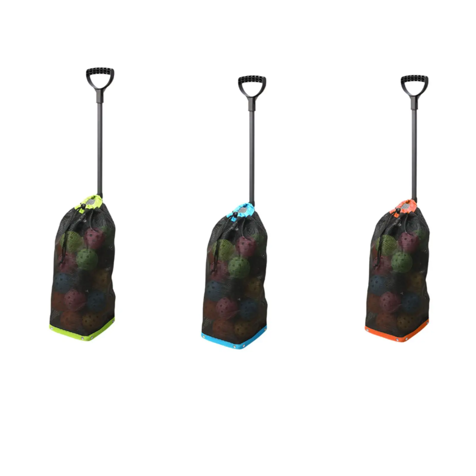 

Ball Picker Upper Adjustable Pickleball Ball Retriever Durable Iron Pipe Basket for Court Training and Tennis Practice