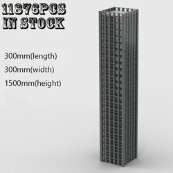 NEW MOC-160003 Building Block Modular Skyscraper Cityscape Architecture Creative Assembly Toy DIY Birthday Gift