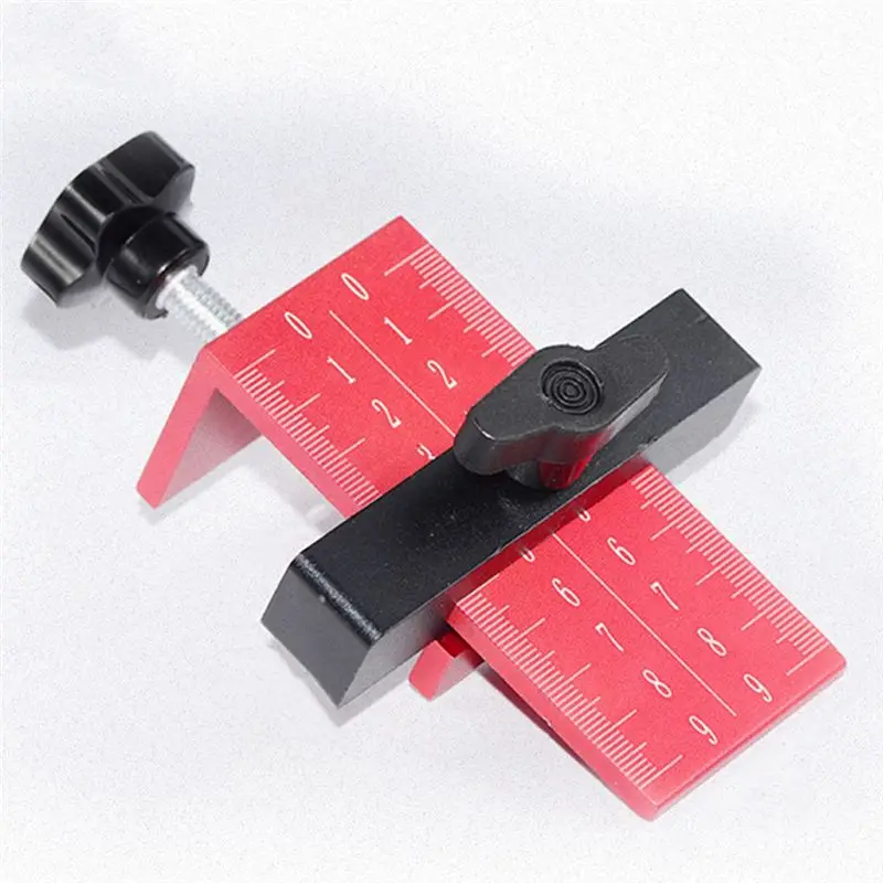 Happy New- Woodworking Cabinet Door Mounting Positioner Clamp Adjustable Cabinet Door Mounting Installation Auxiliary Tools