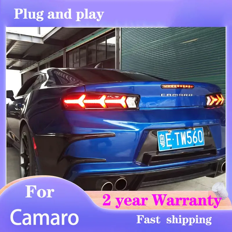 

Car Styling for Chevrolet Camaro Taillights 2017-2018 Camaro Tail Lights Rear DRL Fog Brake Turn Signal Reversing