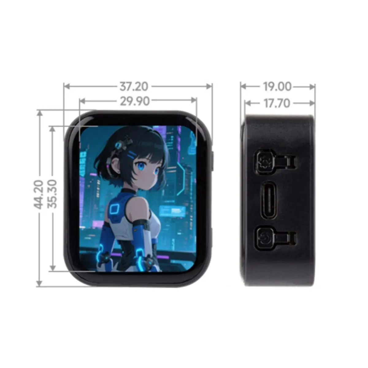 

(ABDH) AI Voice Chat ESP32-C6 Development Board 1.83 Inch TouchScreen Display 240x284 for Xiaozhi ESP32-C6-Touch-LCD-1.83