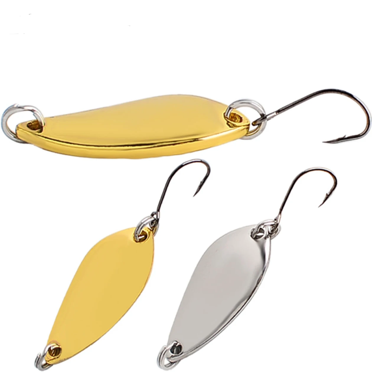 12pcs Metal Spoon Spinner Lure 2.5g 3.5g 5g Spoonbait Crankbaits Fishing Wobblers For Pike Crochet Set Bait Tackles