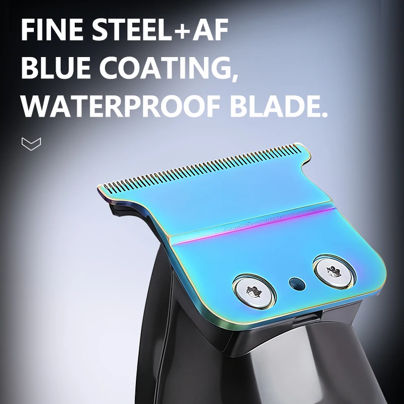 Cortadora de pelo y afeitadora eléctrica Kemei, recortadora de barba recargable, cortadora de pelo profesional para hombres KM-1592