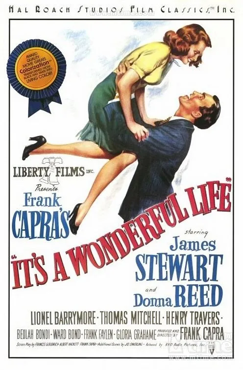 Hot Rare movie It's a Wonderful Life 1946 Art SILK POSTER Wall Art Home Decorative painting