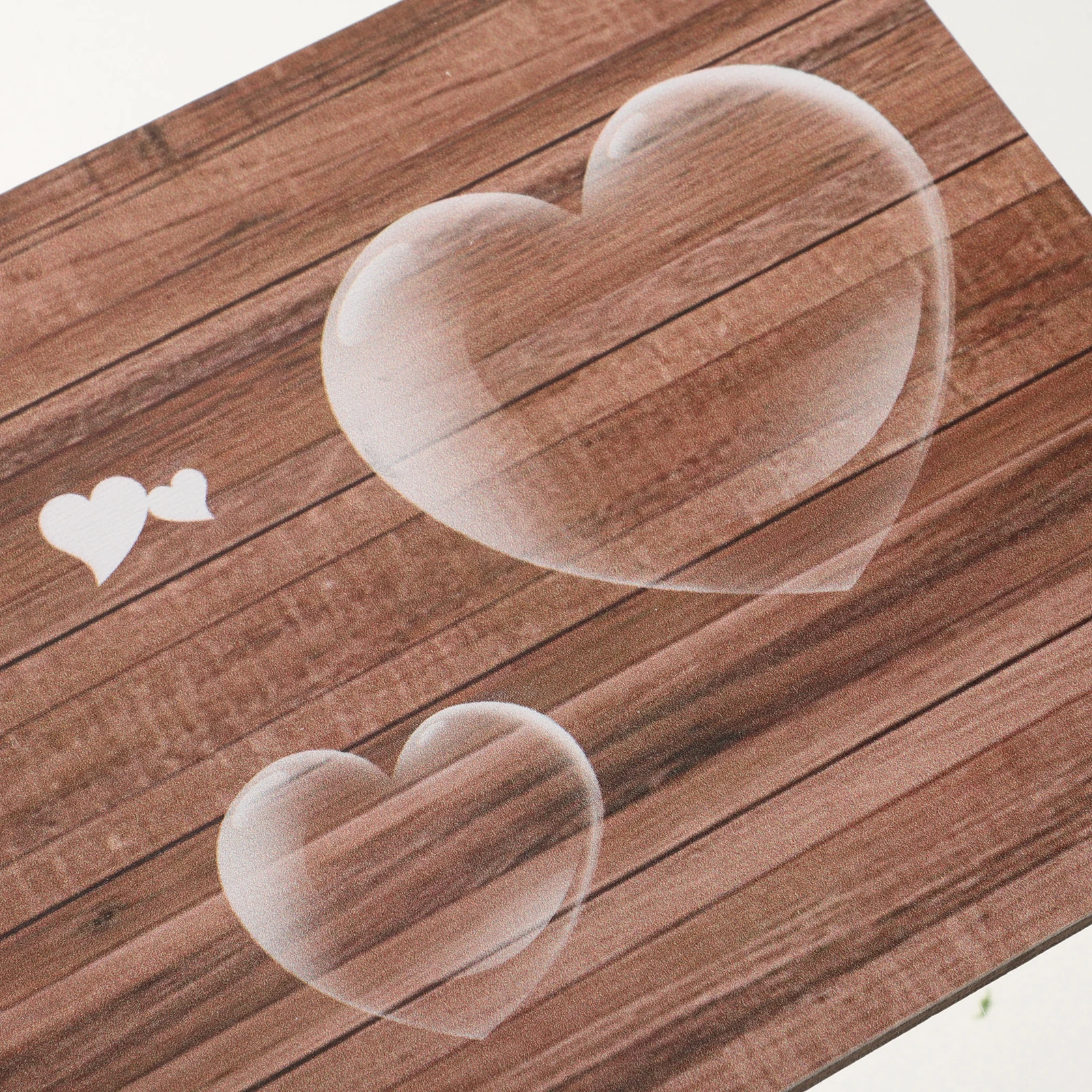 

Wooden Wall Set Wood Plaque With Photo Clip Wall Ornament Light Brown Photo Display Clips for Home Hanging Board Supplies