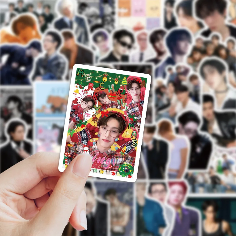 

10/70PCS Kpop Idol Sticker ATEEZ Korean Boy Group Stickers DIY Luggage Laptop Phone Guitar Skateboard Waterproof Decals Toy Gift