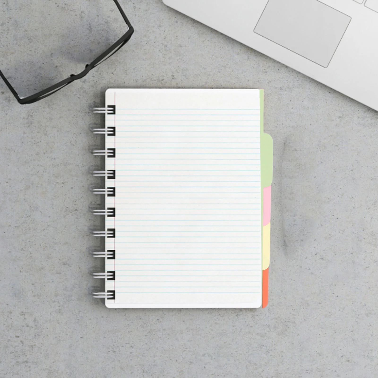 15 Pcs Separator Sheet Index Paper Notebook Dividers Notepad Tabs Binder Classification The