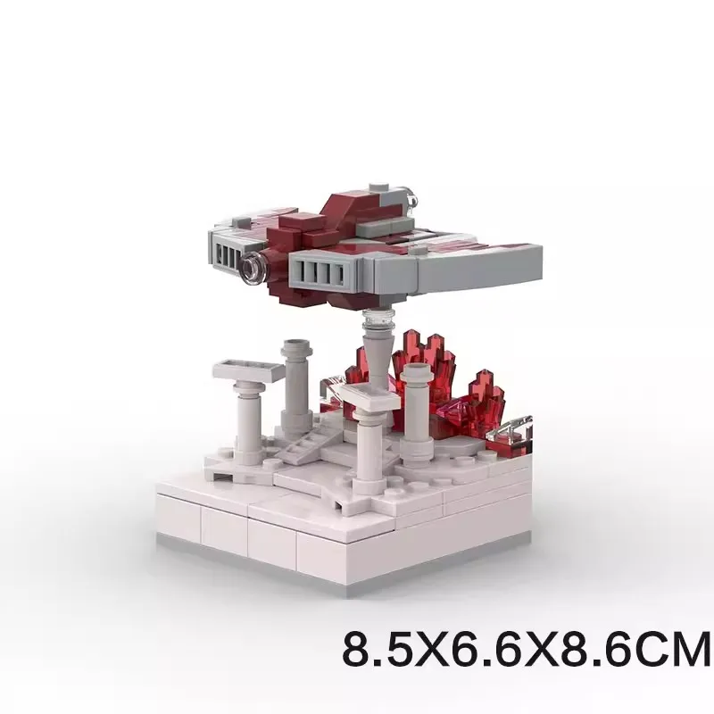 Mymocs Ideas MOC Star Movie Mini Spaceship Diorama Shuttle Snowspeeders Wing Starfighters Sets Building Blocks Kid Toys Gift - view 5